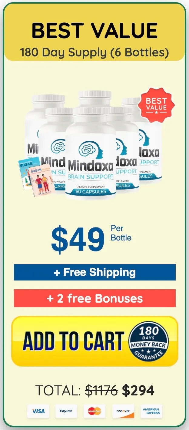 mindoxa 6 bottle bundle for long-term brain support